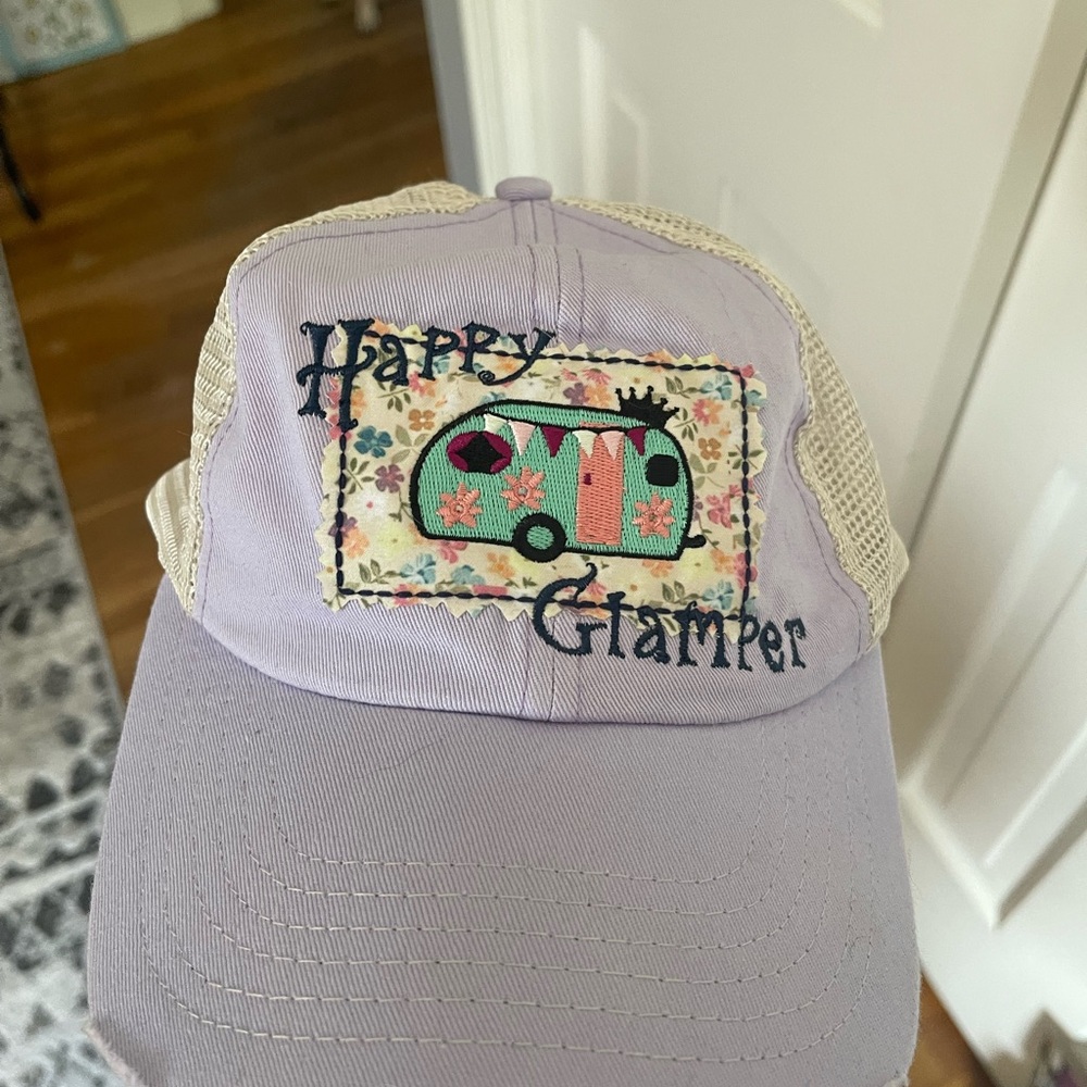 Lavender 'Happy Glamper' Cap